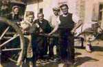 Unsere Familie mit Ochsengespann, 1944